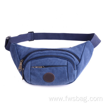 Durable Canvas Unisex Women Pack Sport Waist Bag